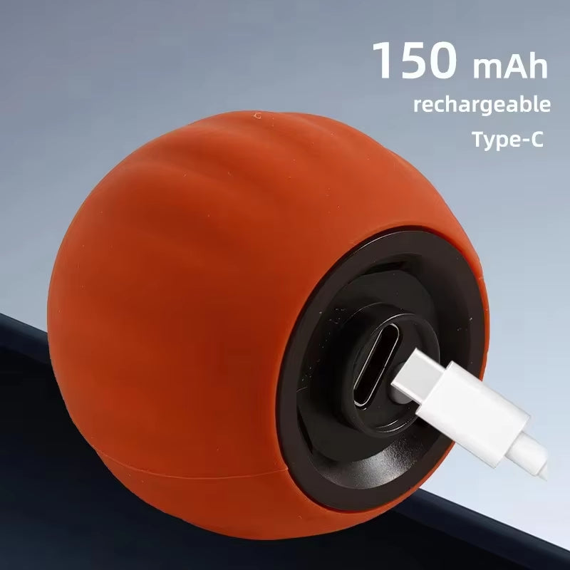cat interactive ball toys automatic rolling ball faux tail rechargeable smart pet electric toy dog cat training imitate mouse