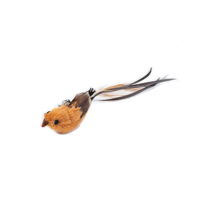 Hands-Free Wire Feather Cat Toy – Suction Cup Teaser Wand with Flexible Steel Wire