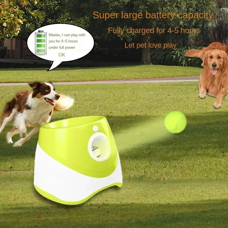 dog launcher automatic dogs chase toy tennis throwing pinball machine fun interactive throw rechargable catapult usb charging