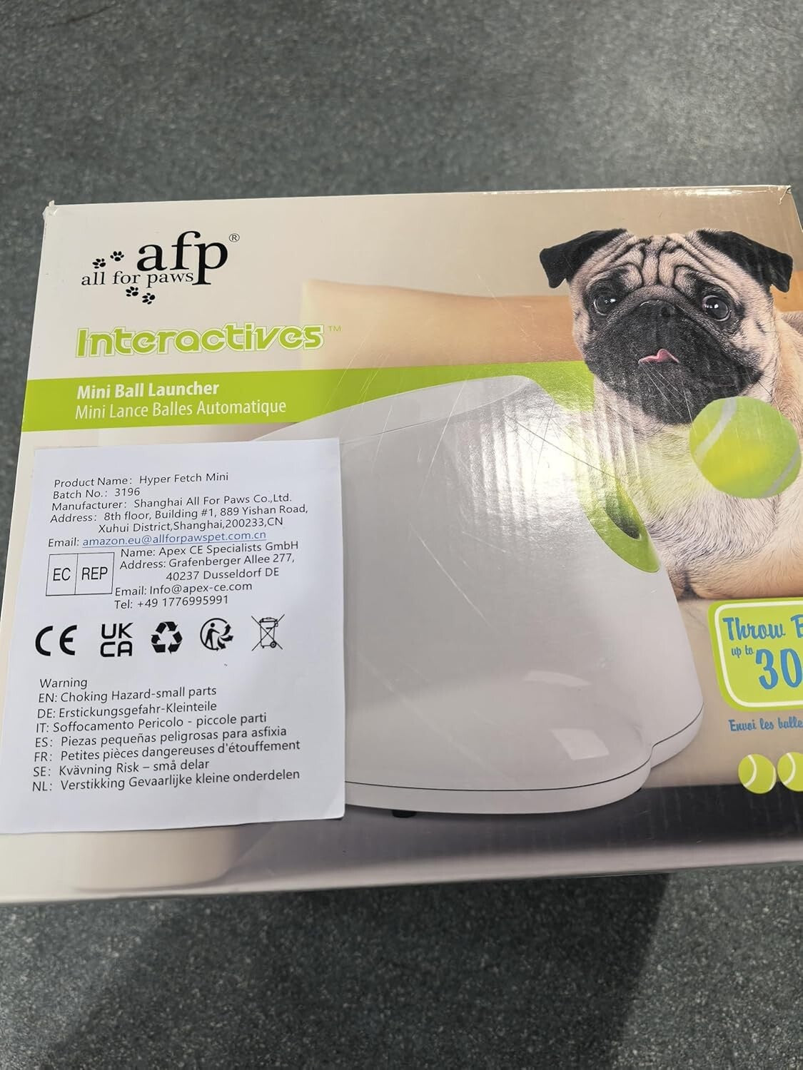 Automatic Dog Ball Launcher - Interactive Tennis Ball Thrower for Dogs