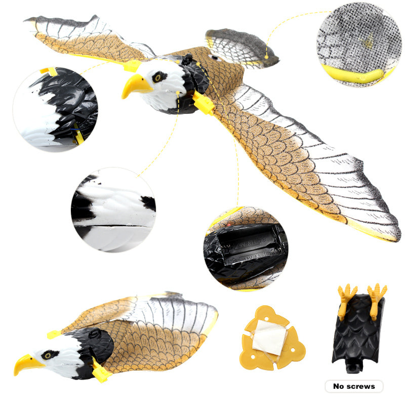 simulation bird cat interactive pet toys hanging eagle flying teasering play kitten dog toys animals cat accessories supplies