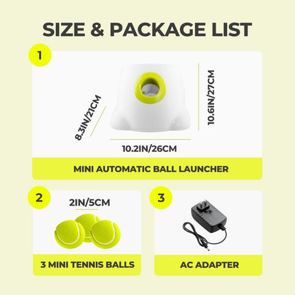 Automatic Dog Ball Launcher - Interactive Tennis Ball Thrower for Dogs